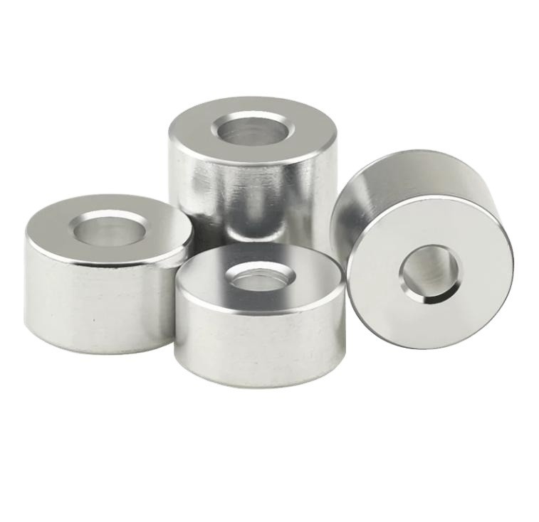 Metrische Langrohrhülle Aluminium Edelstahl Messing Rundspalter M6 M8 M10 M12 Lagerspalter Wascher DIN Standard