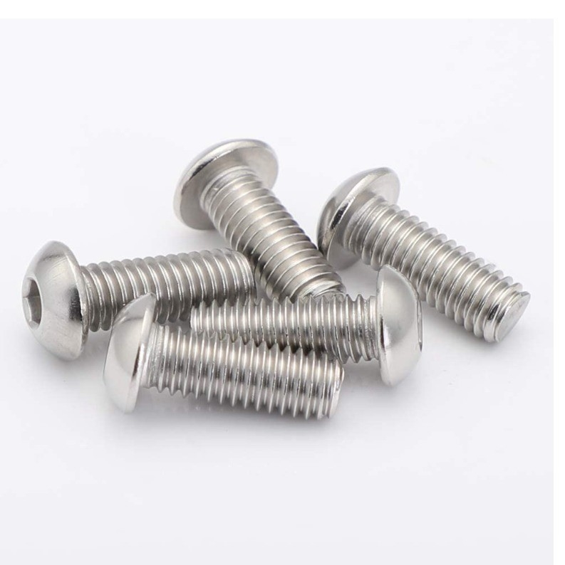 1/4-20 x 3/8 Zoll Knopfkopf Steckdose Kappe Bolzen Schrauben Allen Schraubmetrik