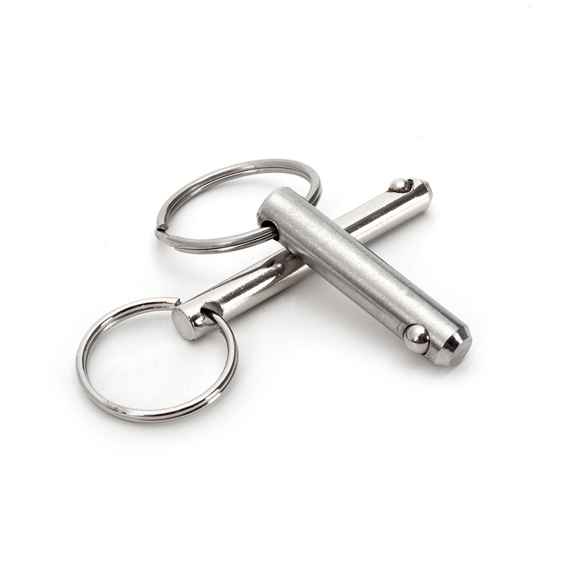 Pin Shaft geladener Plunger mit hellen Oberfläche aus Edelstahl Schnellentladung Ball Lock Pin und ergonomischen Schaltknopfgriff