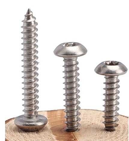Galvanisierte Veredelung aus Edelstahl Selbstschraubschraube M1.2 M1.4 M1.7 M2 M2.3 M2.6 M3 M3.5 M4 M4.2 M5 M6 für den Bau