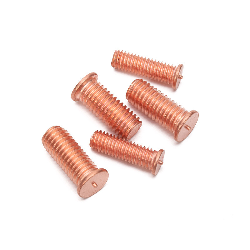 Helle Oberfläche, nicht beschichtet, Kondensatorentladung Außengeschirr aus Stahl, Kupferplattierte Schweißstange M6 M8 M10 ISO13918 für Aluminium