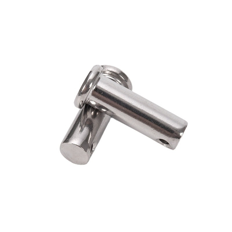 Dampfoxydnitrid-Finixierung Custom Clevis Pin mit kleinem Kopf und Split-Pin-Loch Edelstahl-Rückhaltefeder R Clip Cotter Pins
