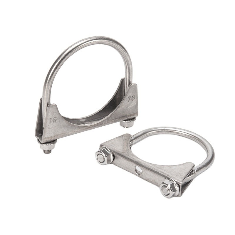 Metrisches Messsystem SS 304 316 430 U-Schrauben-Klemmschlauch für U-Klemm Kleine Anpassung Schalldämpfer-Auspuffrohr