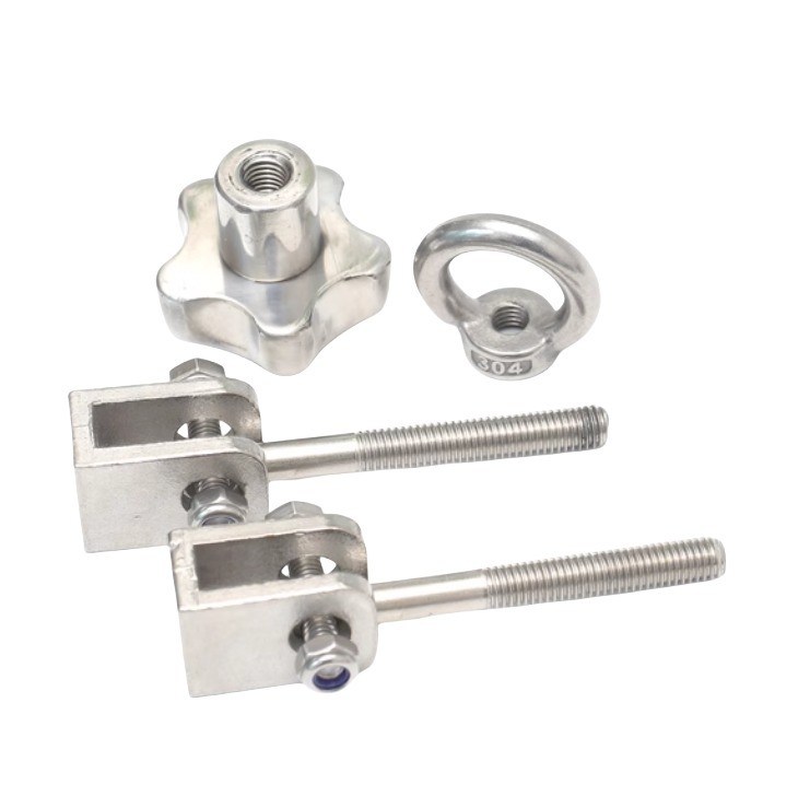 Messsystem Kaiserliche Zoll 304 Edelstahl Pflaumenblütengriff Schraube Sternförmige Griffe Gummi Holz Handdrehte Schraube