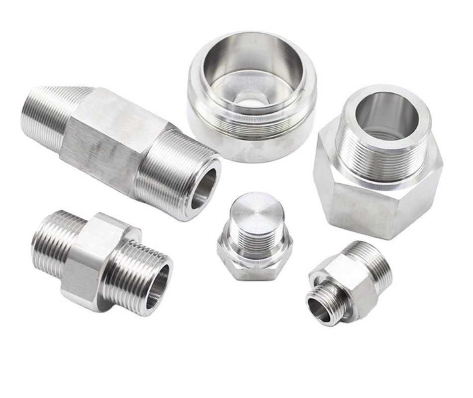 Custom High Precision CNC Metallbearbeitung 5 Achsen Edelstahl Messing Aluminium Titanium Drehteile mit OEM-Unterstützung in Schwarz