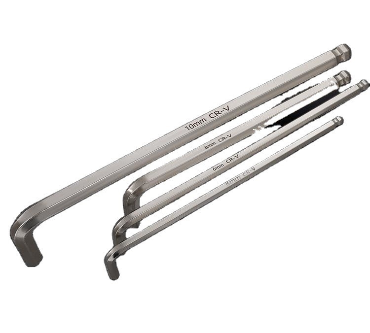 Dauerhafte maximale Drehmomentkapazität 700lb-ft Edelstahl 304 L-Form Hex Allen Set Allen Wrench Kohlenstoffstahl Hex Schlüssel Schlüssel für Auto Reparatur