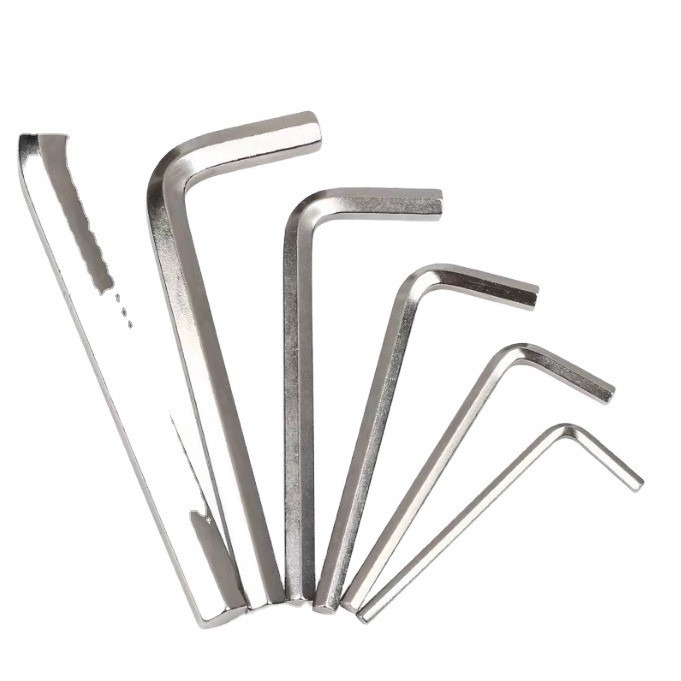 Dauerhafter L-förmiger Hexenschlüsselsatz aus Kohlenstoffstahl 3mm 4mm 5mm 6mm Industrieklasse Allen Schlüsselsatz Max. Drehmomentkapazität 2000lb-ft