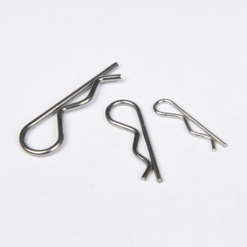 Edelstahl A2 A4 R-Stifte Schacht Halte-Stifte Haare Spring Cotter-Stifte mit DIN94-Standard und längere Lebensdauer TiCN Finish