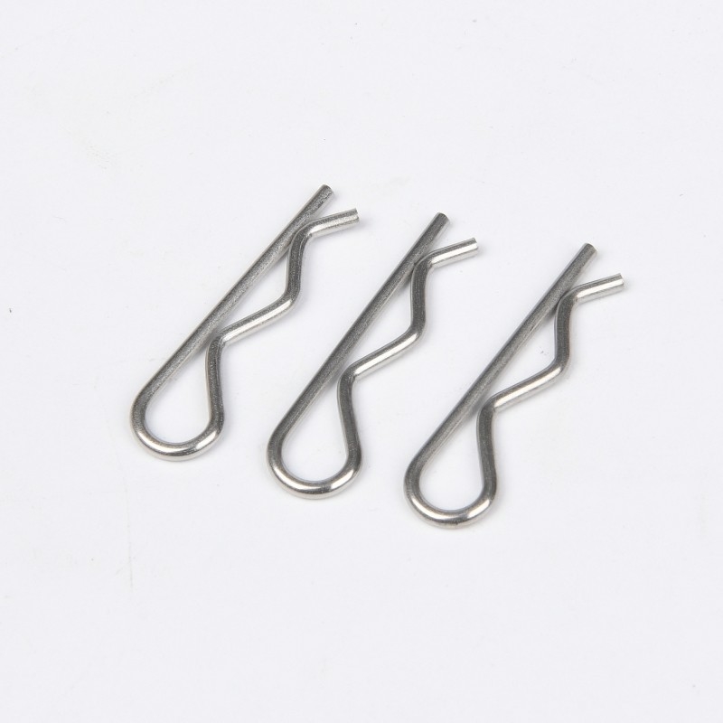 304 316 A2 A4 Edelstahldampfoxidnitrid Veredelung R-Form Split-Pins Cotter-Clips für den Bau in hellen Veredelung