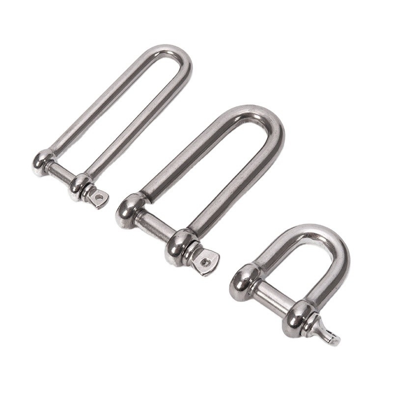 Präzisionsgusstechnik 8mm Professionelle 316 Edelstahl Schraube Typ D Schlinge mit Schraubkragen-Pin