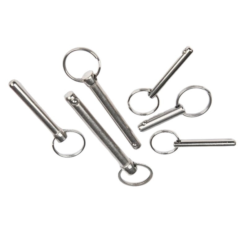 Edelstahl-Schnellabbrechspin mit langlebigem Federspin-Design und korrosionsbeständigem Kohlenstoffstahlmaterial