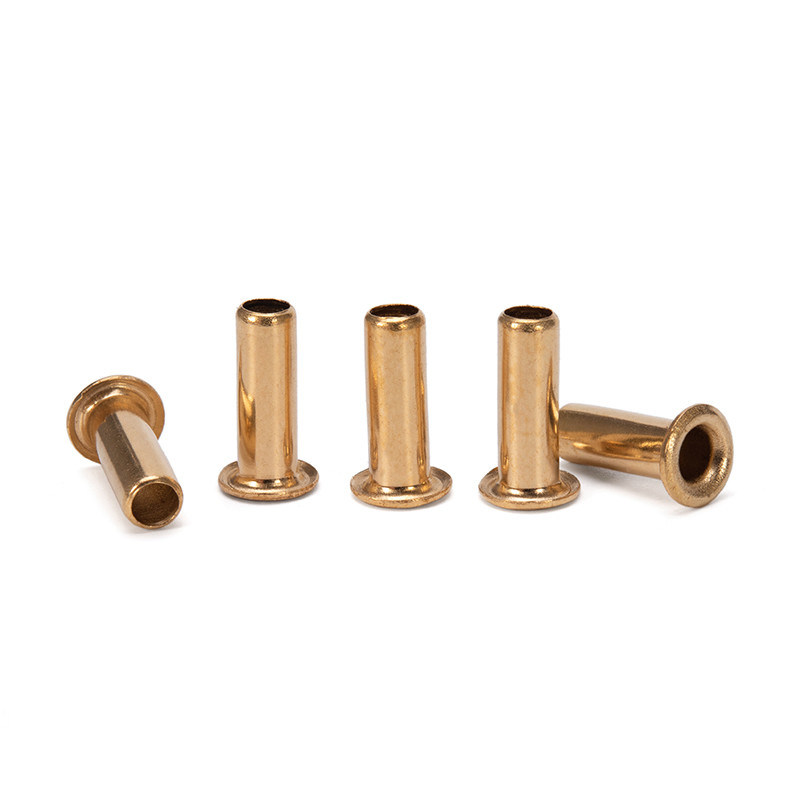 Anpassungsbedürfnisse sehen nicht weiter als ISO-Standard-helle Oberfläche Aluminium Messing Rivets