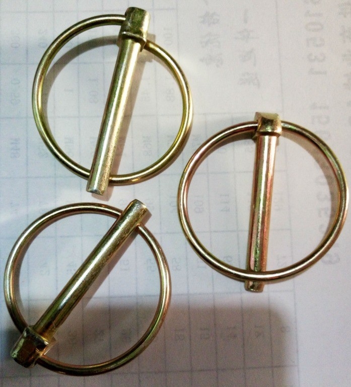 Edelstahl 201/304/316 Korrosionsbeständig Rund-Quadrat-Schnellentlastung Drahtverschluss-Pin Lynch-Pin mit ZINK-Finixierung