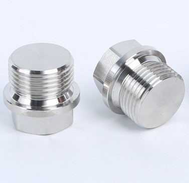 Edelstahl-Öldrain Laryngeal-Stecker NPT Hex-Steckdose Magnetische Allen-Kopfrohrstecker mit anodierter Oberfläche und Zinkbeschichtung