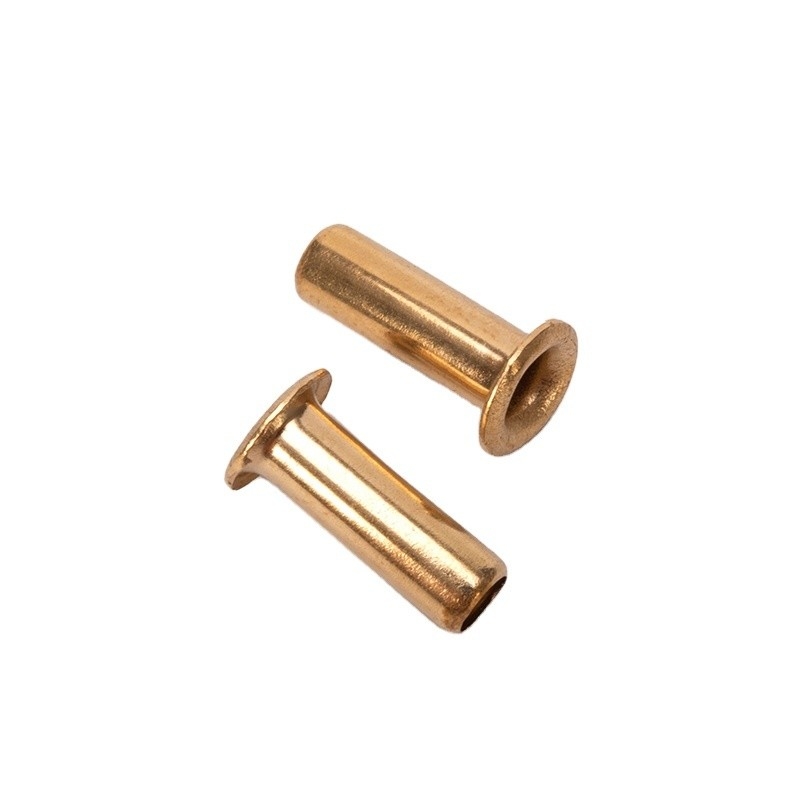 ANSI/ASME-Standard 1,5 mm 2,5 mm 3 mm 4 mm Kupfer Messing oder Stahl Hohlrohrige PCB-Nivette mit korrosionsbeständiger Oberfläche