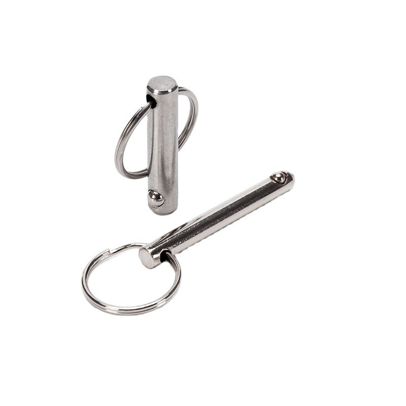 Allgemeine Industrie Selbstverriegelung Frühling geladenen Kugelsperre Schnelle Freigabe Pins M5 M6 M8 Edelstahl Linie Array Drücken Knopfgriff für Audio