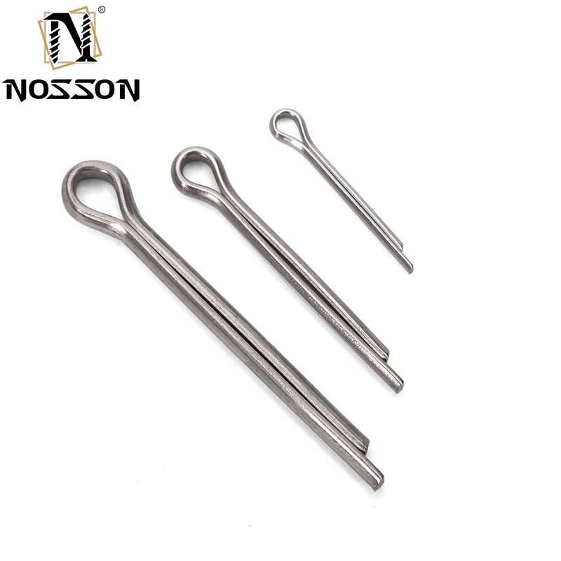 Zinkplattierte Feder Split Pin Locking Cotter Pin entspricht der DIN94-Norm für sichere Befestigung