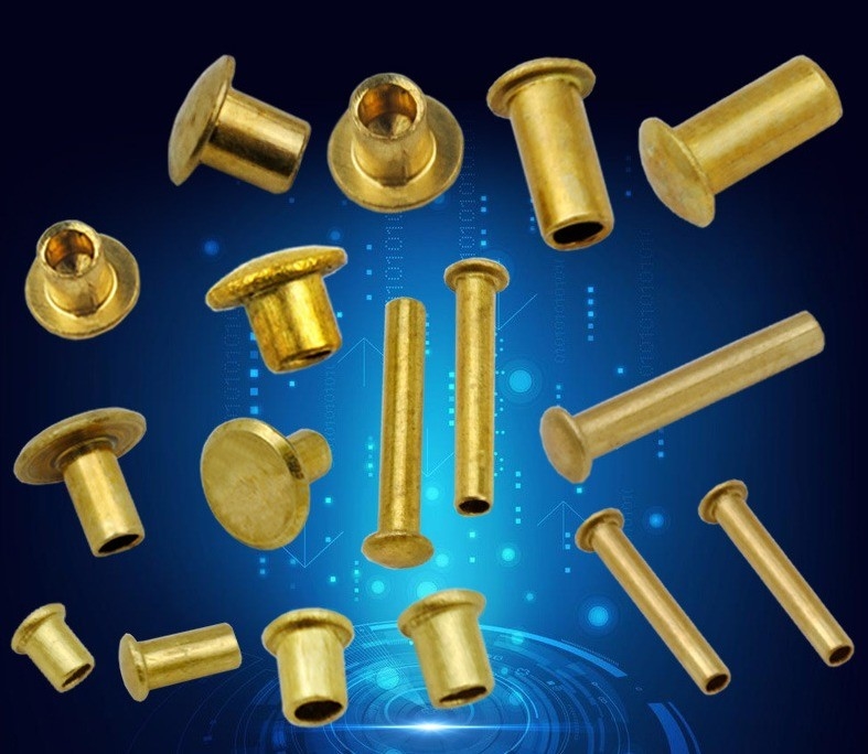 ISO-Standard Messing Rundkopf Kupferniete für robuste Konstruktion und kundenspezifisches Design