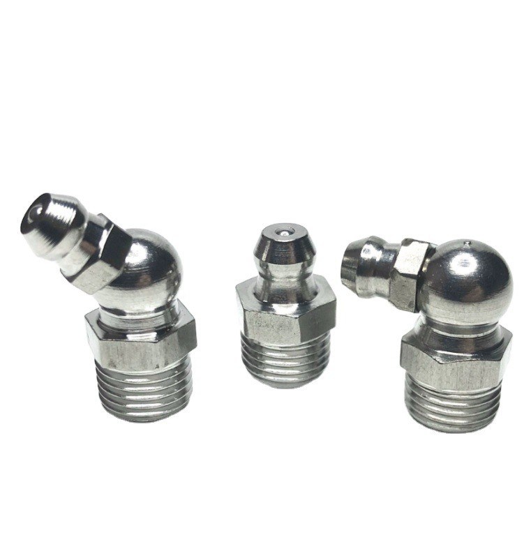 Female Connection Steel Zinkplattiert Gerade Fett für kostenlose Probe und weiße Farbe