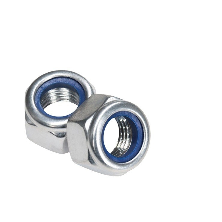 GB-Standard aus Edelstahl SS201/304/316 Hexagon Nylon-Einsatz selbstverriegelnde Nuss DIN982