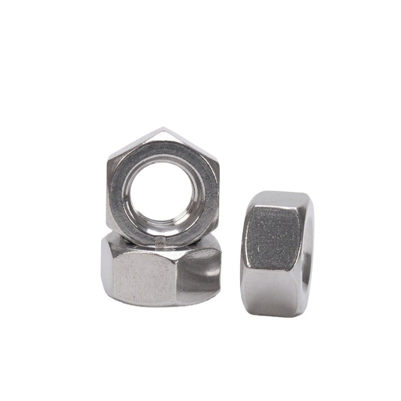 DIN934 Hex-Nuss aus Edelstahl A2 A4 SS304 SS316 für den Einzelhandel m1.6 m2 m2.5 m3 m4 m5 m6 m8 m10 m12 m14 m16 m20