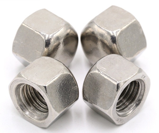 Metrisches Messsystem A2-70 aus Edelstahl SS304 Hex Cap Nut für die Effizienz der Wasseraufbereitung mit langlebigem Legierungsstahl